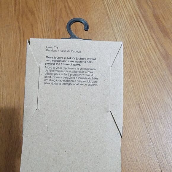 Nike Dri-Fit Technology Head Tie Unisex Headband White Red Just Do It One size - Picture 2 of 6